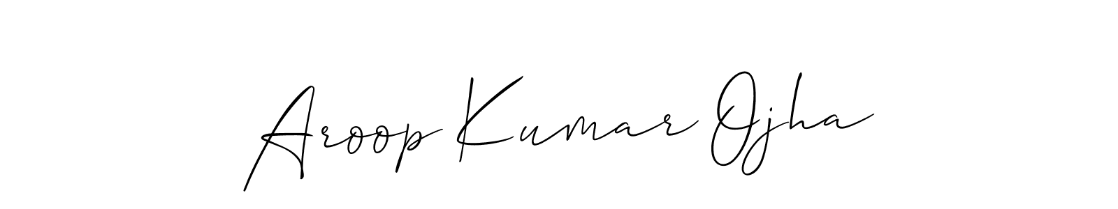 Check out images of Autograph of Aroop Kumar Ojha name. Actor Aroop Kumar Ojha Signature Style. Allison_Script is a professional sign style online. Aroop Kumar Ojha signature style 2 images and pictures png