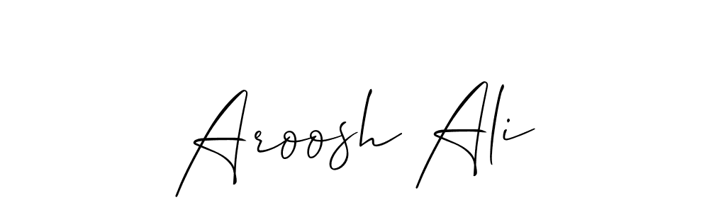 See photos of Aroosh Ali official signature by Spectra . Check more albums & portfolios. Read reviews & check more about Allison_Script font. Aroosh Ali signature style 2 images and pictures png