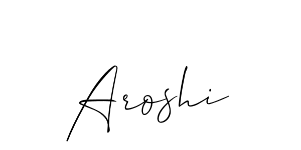 You can use this online signature creator to create a handwritten signature for the name Aroshi. This is the best online autograph maker. Aroshi signature style 2 images and pictures png