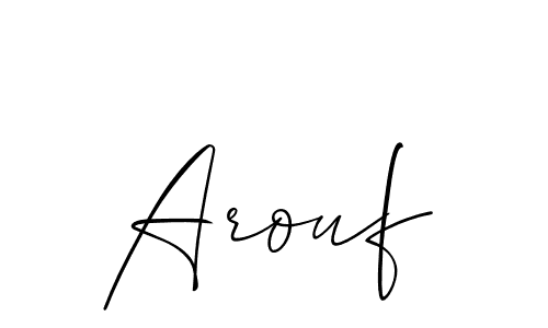 Make a short Arouf signature style. Manage your documents anywhere anytime using Allison_Script. Create and add eSignatures, submit forms, share and send files easily. Arouf signature style 2 images and pictures png