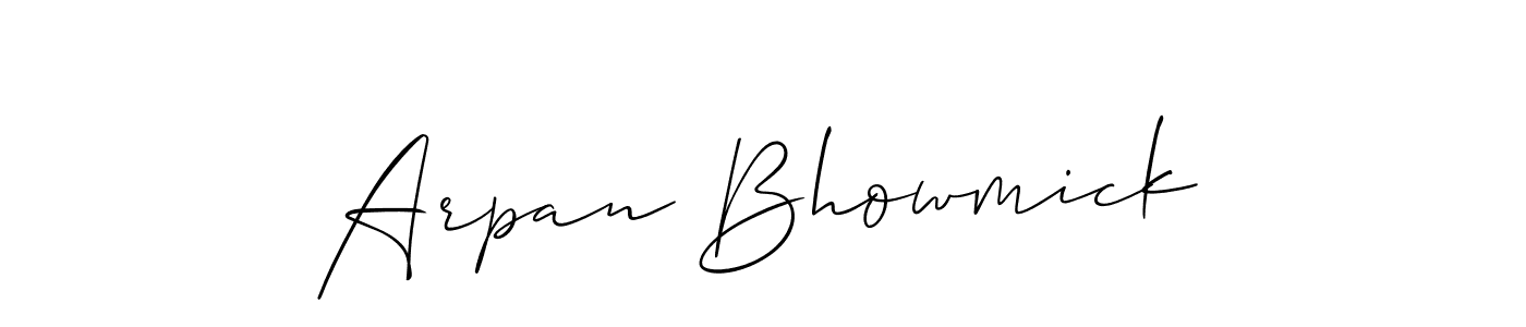 Also You can easily find your signature by using the search form. We will create Arpan Bhowmick name handwritten signature images for you free of cost using Allison_Script sign style. Arpan Bhowmick signature style 2 images and pictures png