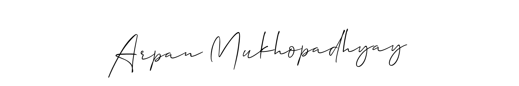 This is the best signature style for the Arpan Mukhopadhyay name. Also you like these signature font (Allison_Script). Mix name signature. Arpan Mukhopadhyay signature style 2 images and pictures png