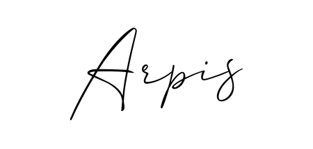 Make a beautiful signature design for name Arpis. With this signature (Allison_Script) style, you can create a handwritten signature for free. Arpis signature style 2 images and pictures png