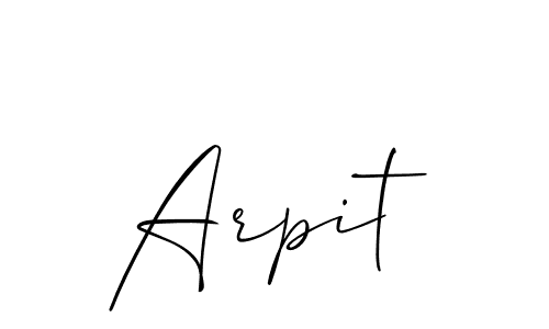 You should practise on your own different ways (Allison_Script) to write your name (Arpit) in signature. don't let someone else do it for you. Arpit signature style 2 images and pictures png