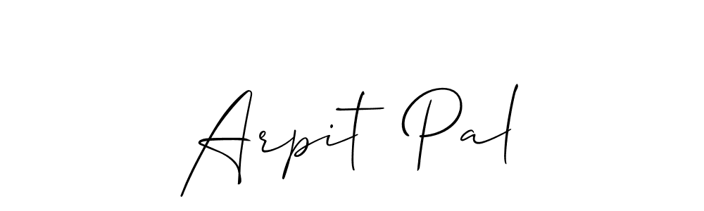 Also You can easily find your signature by using the search form. We will create Arpit  Pal name handwritten signature images for you free of cost using Allison_Script sign style. Arpit  Pal signature style 2 images and pictures png