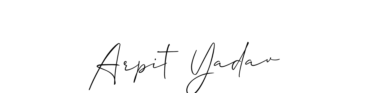 Make a beautiful signature design for name Arpit  Yadav. Use this online signature maker to create a handwritten signature for free. Arpit  Yadav signature style 2 images and pictures png