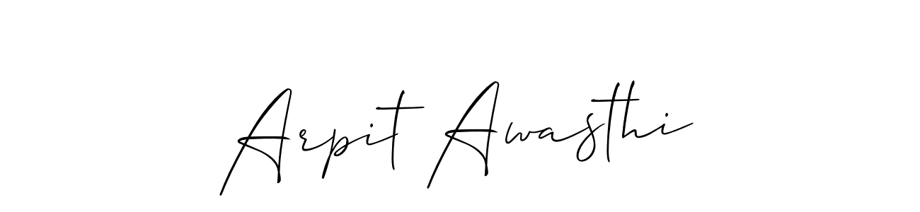 This is the best signature style for the Arpit Awasthi name. Also you like these signature font (Allison_Script). Mix name signature. Arpit Awasthi signature style 2 images and pictures png