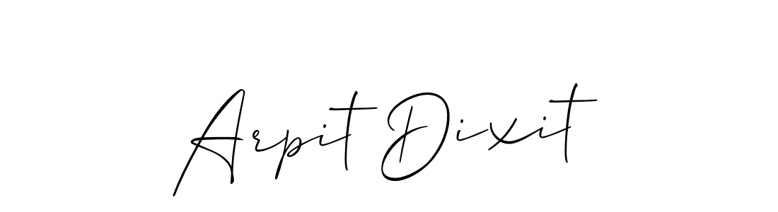 The best way (Allison_Script) to make a short signature is to pick only two or three words in your name. The name Arpit Dixit include a total of six letters. For converting this name. Arpit Dixit signature style 2 images and pictures png