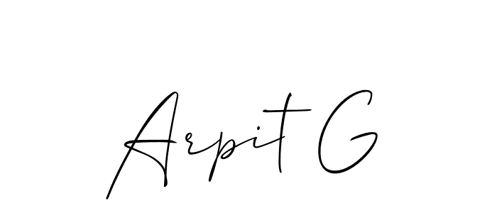 This is the best signature style for the Arpit G name. Also you like these signature font (Allison_Script). Mix name signature. Arpit G signature style 2 images and pictures png