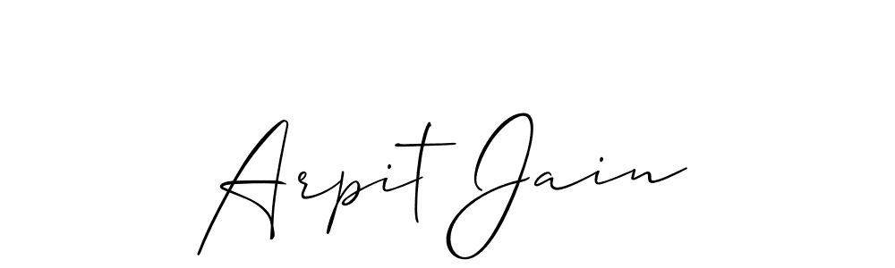 You can use this online signature creator to create a handwritten signature for the name Arpit Jain. This is the best online autograph maker. Arpit Jain signature style 2 images and pictures png