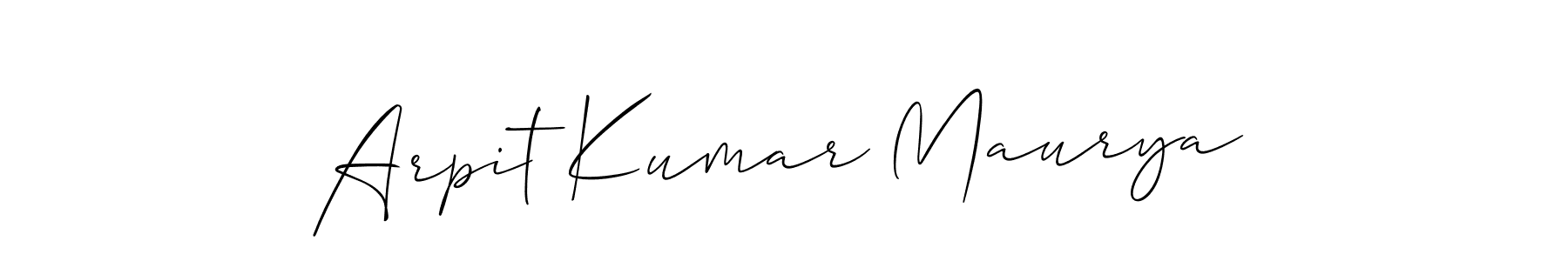 Make a beautiful signature design for name Arpit Kumar Maurya. Use this online signature maker to create a handwritten signature for free. Arpit Kumar Maurya signature style 2 images and pictures png