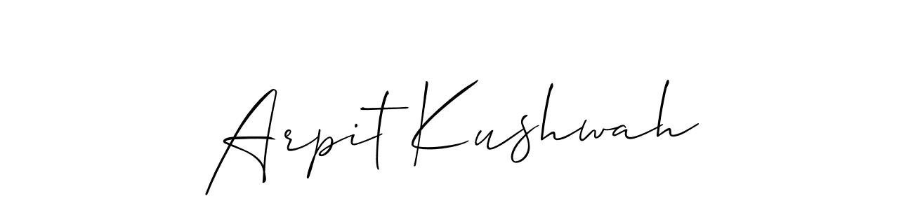 Also You can easily find your signature by using the search form. We will create Arpit Kushwah name handwritten signature images for you free of cost using Allison_Script sign style. Arpit Kushwah signature style 2 images and pictures png