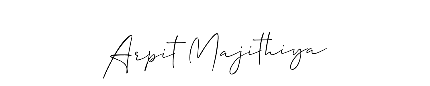 You can use this online signature creator to create a handwritten signature for the name Arpit Majithiya. This is the best online autograph maker. Arpit Majithiya signature style 2 images and pictures png