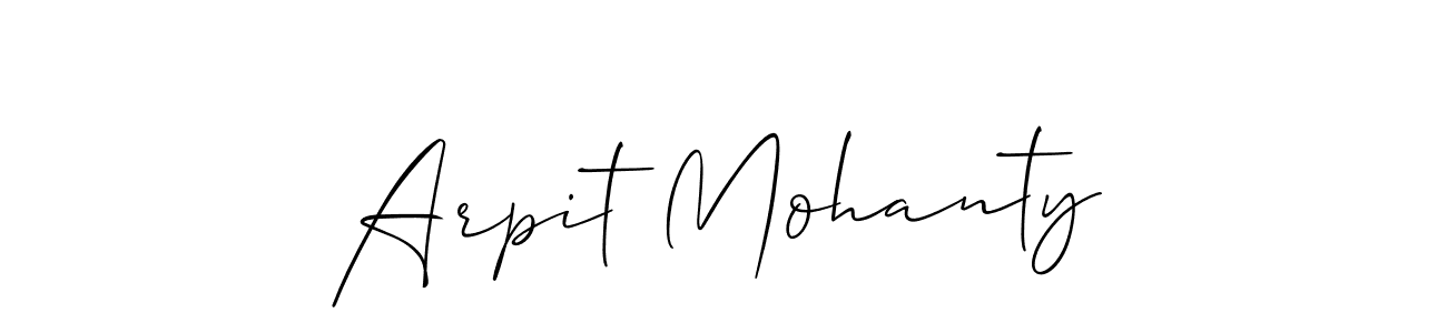 Make a short Arpit Mohanty signature style. Manage your documents anywhere anytime using Allison_Script. Create and add eSignatures, submit forms, share and send files easily. Arpit Mohanty signature style 2 images and pictures png