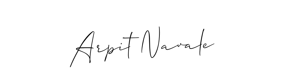 How to Draw Arpit Navale signature style? Allison_Script is a latest design signature styles for name Arpit Navale. Arpit Navale signature style 2 images and pictures png