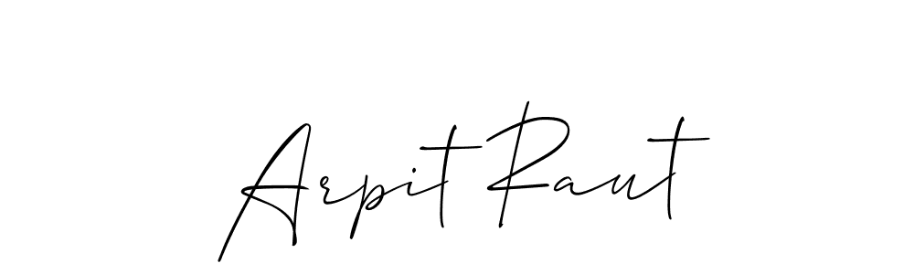 You can use this online signature creator to create a handwritten signature for the name Arpit Raut. This is the best online autograph maker. Arpit Raut signature style 2 images and pictures png