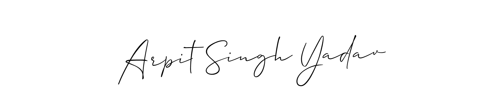 You can use this online signature creator to create a handwritten signature for the name Arpit Singh Yadav. This is the best online autograph maker. Arpit Singh Yadav signature style 2 images and pictures png