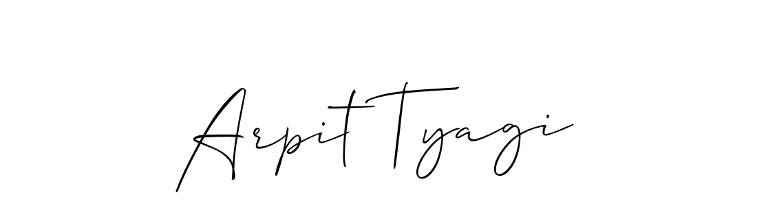 You can use this online signature creator to create a handwritten signature for the name Arpit Tyagi. This is the best online autograph maker. Arpit Tyagi signature style 2 images and pictures png