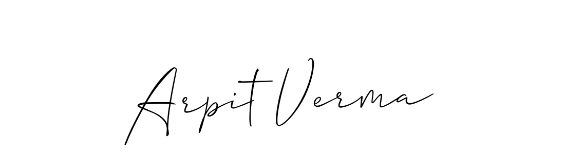 Once you've used our free online signature maker to create your best signature Allison_Script style, it's time to enjoy all of the benefits that Arpit Verma name signing documents. Arpit Verma signature style 2 images and pictures png