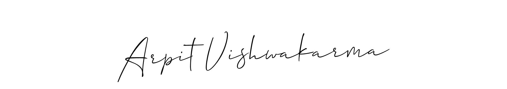 You can use this online signature creator to create a handwritten signature for the name Arpit Vishwakarma. This is the best online autograph maker. Arpit Vishwakarma signature style 2 images and pictures png