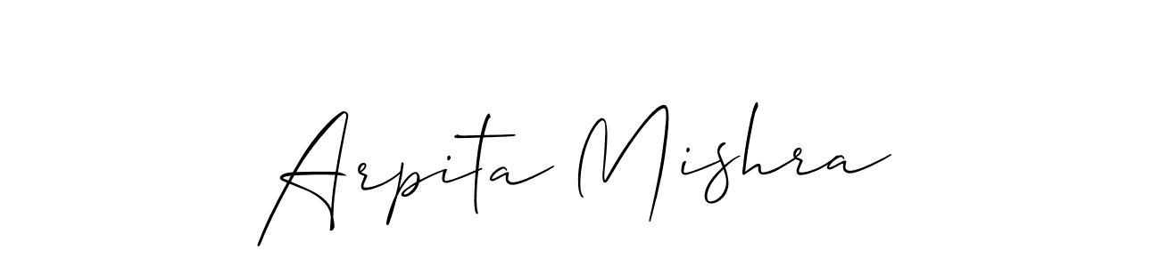 Here are the top 10 professional signature styles for the name Arpita Mishra. These are the best autograph styles you can use for your name. Arpita Mishra signature style 2 images and pictures png