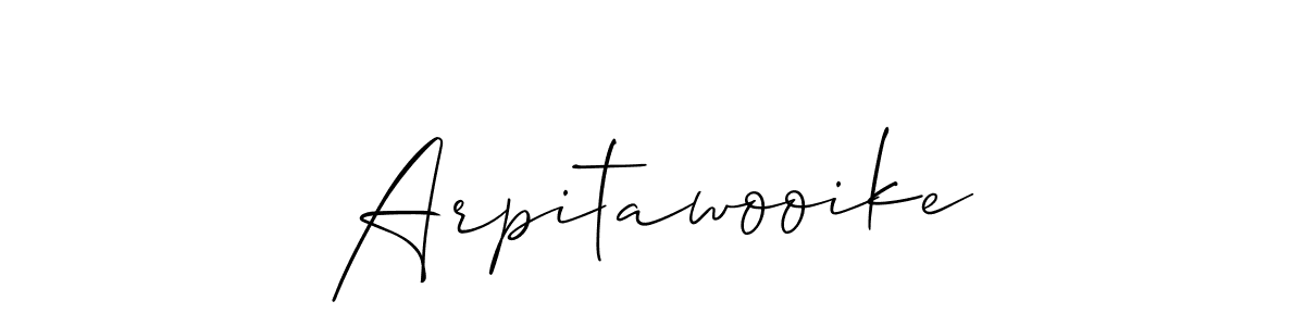 Once you've used our free online signature maker to create your best signature Allison_Script style, it's time to enjoy all of the benefits that Arpitawooike name signing documents. Arpitawooike signature style 2 images and pictures png