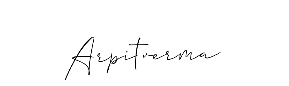 How to Draw Arpitverma signature style? Allison_Script is a latest design signature styles for name Arpitverma. Arpitverma signature style 2 images and pictures png