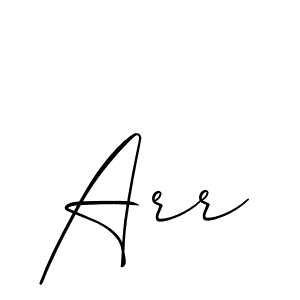 Also we have Arr name is the best signature style. Create professional handwritten signature collection using Allison_Script autograph style. Arr signature style 2 images and pictures png