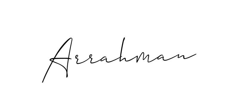 Check out images of Autograph of Arrahman name. Actor Arrahman Signature Style. Allison_Script is a professional sign style online. Arrahman signature style 2 images and pictures png