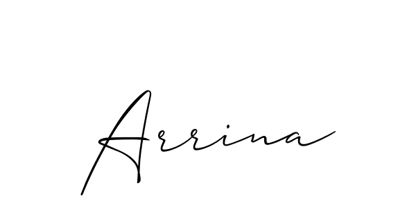 Make a short Arrina signature style. Manage your documents anywhere anytime using Allison_Script. Create and add eSignatures, submit forms, share and send files easily. Arrina signature style 2 images and pictures png