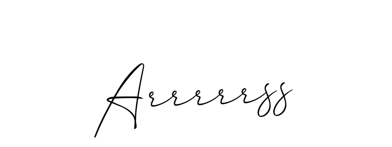 How to Draw Arrrrrss signature style? Allison_Script is a latest design signature styles for name Arrrrrss. Arrrrrss signature style 2 images and pictures png