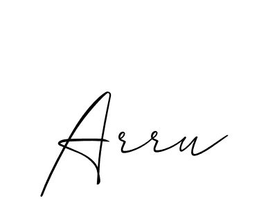 Also You can easily find your signature by using the search form. We will create Arru name handwritten signature images for you free of cost using Allison_Script sign style. Arru signature style 2 images and pictures png