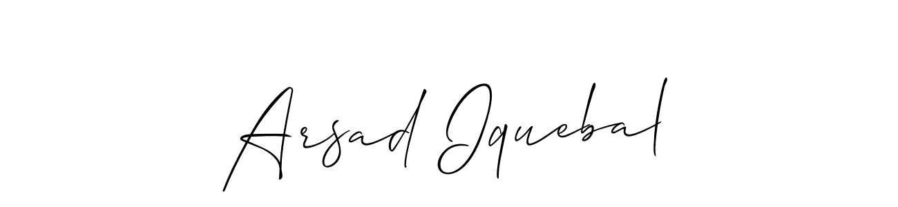 You can use this online signature creator to create a handwritten signature for the name Arsad Iquebal. This is the best online autograph maker. Arsad Iquebal signature style 2 images and pictures png