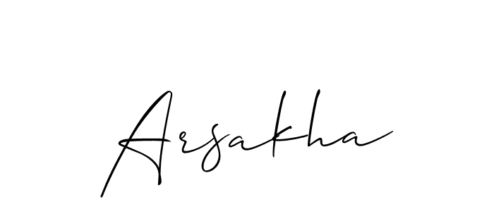 Also You can easily find your signature by using the search form. We will create Arsakha name handwritten signature images for you free of cost using Allison_Script sign style. Arsakha signature style 2 images and pictures png