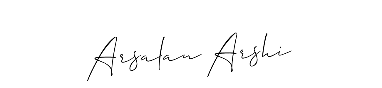 Also You can easily find your signature by using the search form. We will create Arsalan Arshi name handwritten signature images for you free of cost using Allison_Script sign style. Arsalan Arshi signature style 2 images and pictures png