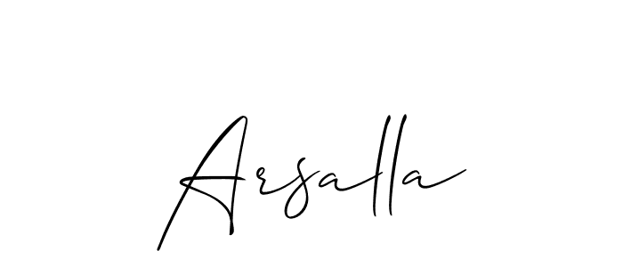 See photos of Arsalla official signature by Spectra . Check more albums & portfolios. Read reviews & check more about Allison_Script font. Arsalla signature style 2 images and pictures png