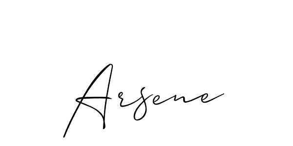 How to Draw Arsene signature style? Allison_Script is a latest design signature styles for name Arsene. Arsene signature style 2 images and pictures png