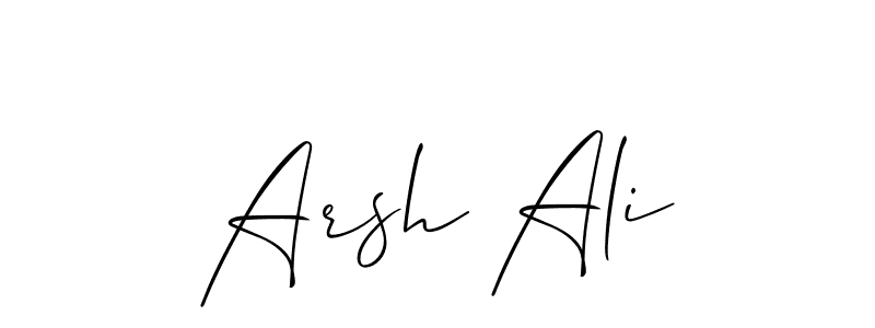 Here are the top 10 professional signature styles for the name Arsh Ali. These are the best autograph styles you can use for your name. Arsh Ali signature style 2 images and pictures png