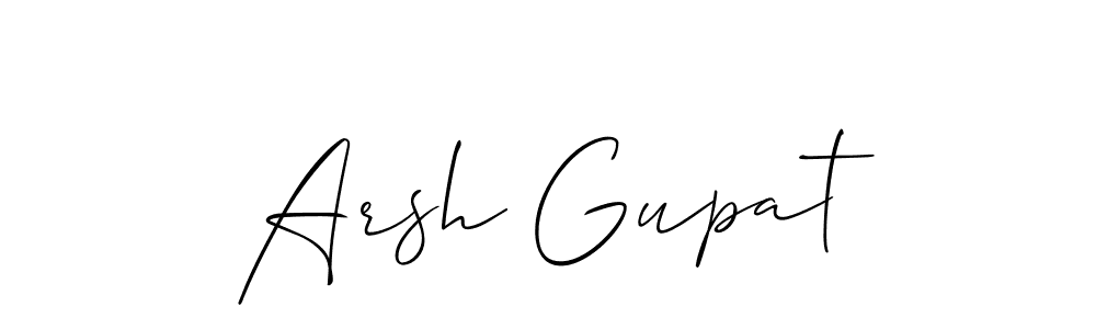 Make a beautiful signature design for name Arsh Gupat. Use this online signature maker to create a handwritten signature for free. Arsh Gupat signature style 2 images and pictures png