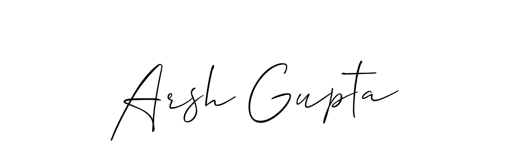 Once you've used our free online signature maker to create your best signature Allison_Script style, it's time to enjoy all of the benefits that Arsh Gupta name signing documents. Arsh Gupta signature style 2 images and pictures png