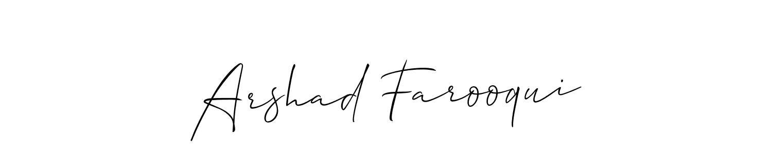 How to Draw Arshad Farooqui signature style? Allison_Script is a latest design signature styles for name Arshad Farooqui. Arshad Farooqui signature style 2 images and pictures png