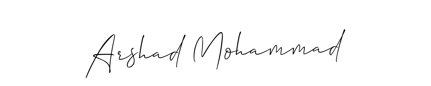 Once you've used our free online signature maker to create your best signature Allison_Script style, it's time to enjoy all of the benefits that Arshad Mohammad name signing documents. Arshad Mohammad signature style 2 images and pictures png