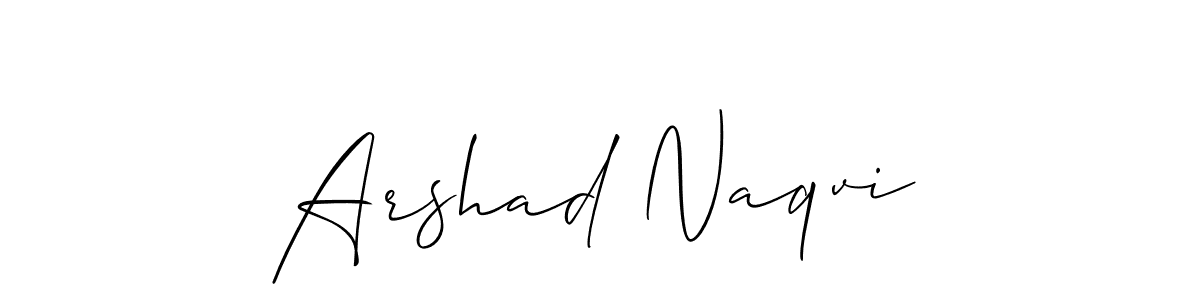 How to Draw Arshad Naqvi signature style? Allison_Script is a latest design signature styles for name Arshad Naqvi. Arshad Naqvi signature style 2 images and pictures png