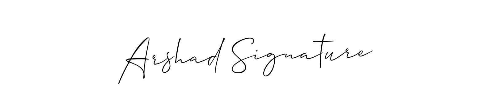 This is the best signature style for the Arshad Signature name. Also you like these signature font (Allison_Script). Mix name signature. Arshad Signature signature style 2 images and pictures png