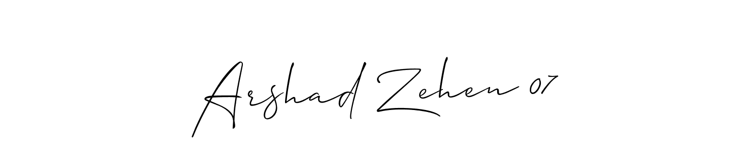 Here are the top 10 professional signature styles for the name Arshad Zehen 07. These are the best autograph styles you can use for your name. Arshad Zehen 07 signature style 2 images and pictures png