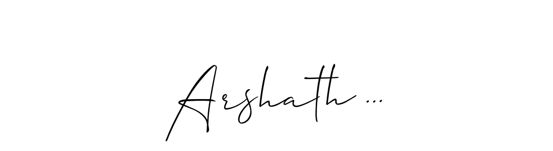 Also You can easily find your signature by using the search form. We will create Arshath ... name handwritten signature images for you free of cost using Allison_Script sign style. Arshath ... signature style 2 images and pictures png