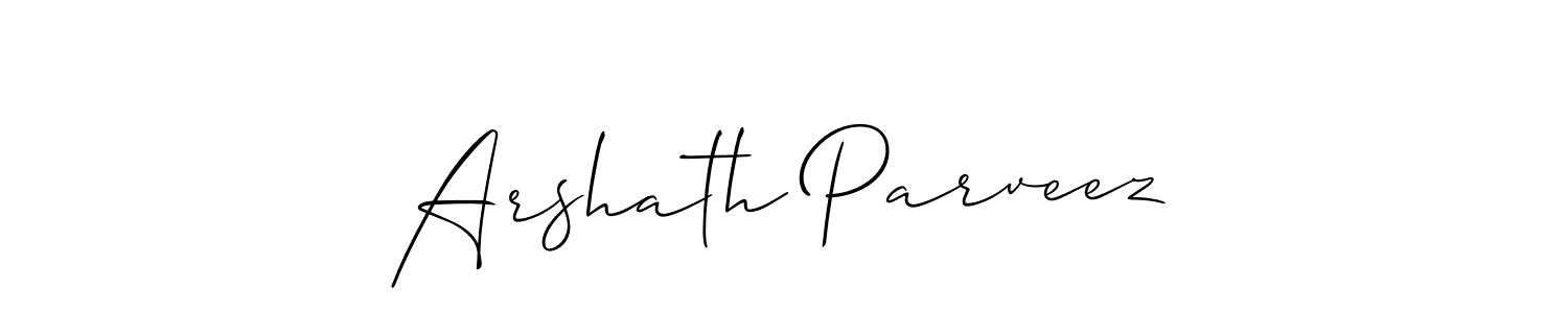 This is the best signature style for the Arshath Parveez name. Also you like these signature font (Allison_Script). Mix name signature. Arshath Parveez signature style 2 images and pictures png