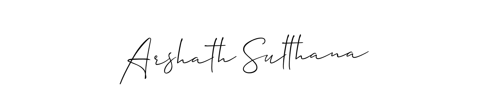 How to Draw Arshath Sulthana signature style? Allison_Script is a latest design signature styles for name Arshath Sulthana. Arshath Sulthana signature style 2 images and pictures png