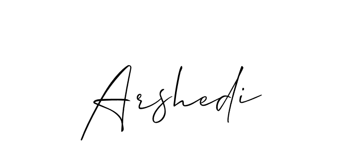 Once you've used our free online signature maker to create your best signature Allison_Script style, it's time to enjoy all of the benefits that Arshedi name signing documents. Arshedi signature style 2 images and pictures png