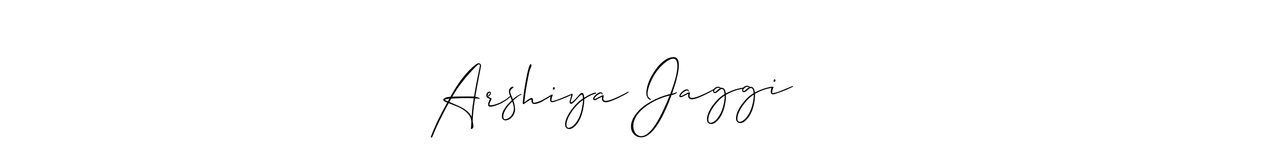 Allison_Script is a professional signature style that is perfect for those who want to add a touch of class to their signature. It is also a great choice for those who want to make their signature more unique. Get Arshiya Jaggi ❤️❤️ name to fancy signature for free. Arshiya Jaggi ❤️❤️ signature style 2 images and pictures png